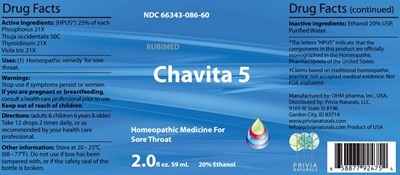 Chavita 5 - Label - Chavita 5 Label